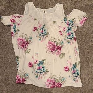 Torrid cold shoulder blouse